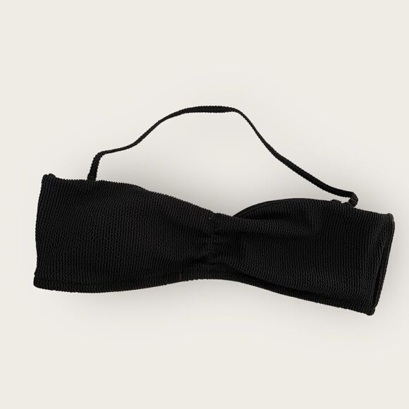J. Crew Plus size black bikini top size 2XL, NWT - Picture 1 of 4